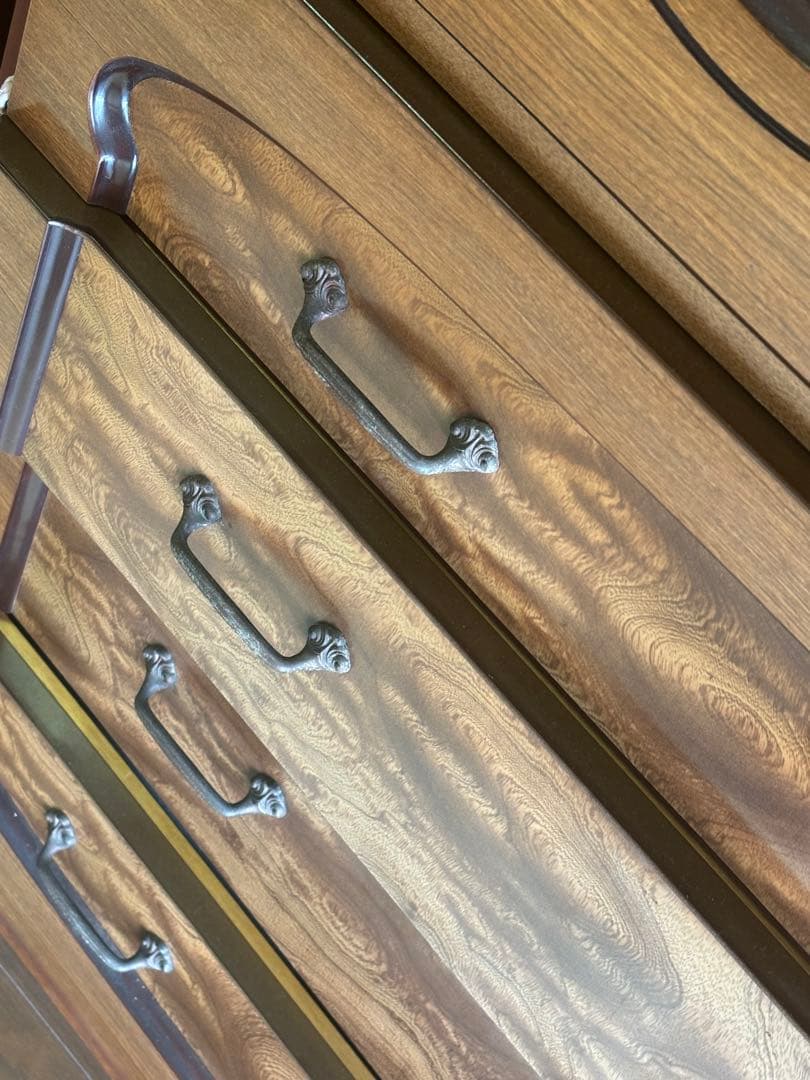 着物木製箪笥 引き出し付き 木目調