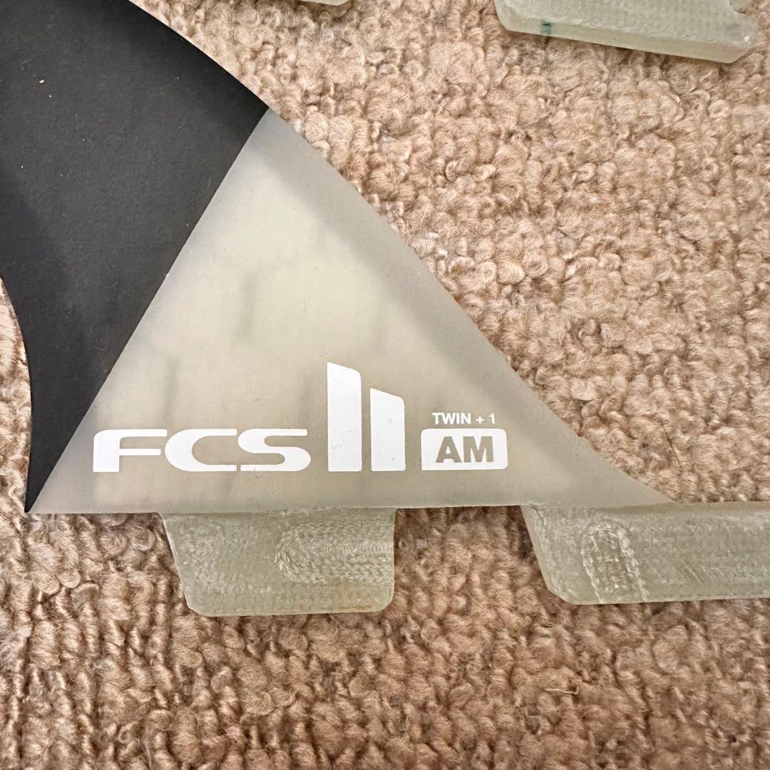 【XLサイズ】FCS II AM Twin +1 サーフボードフィン 3枚セット