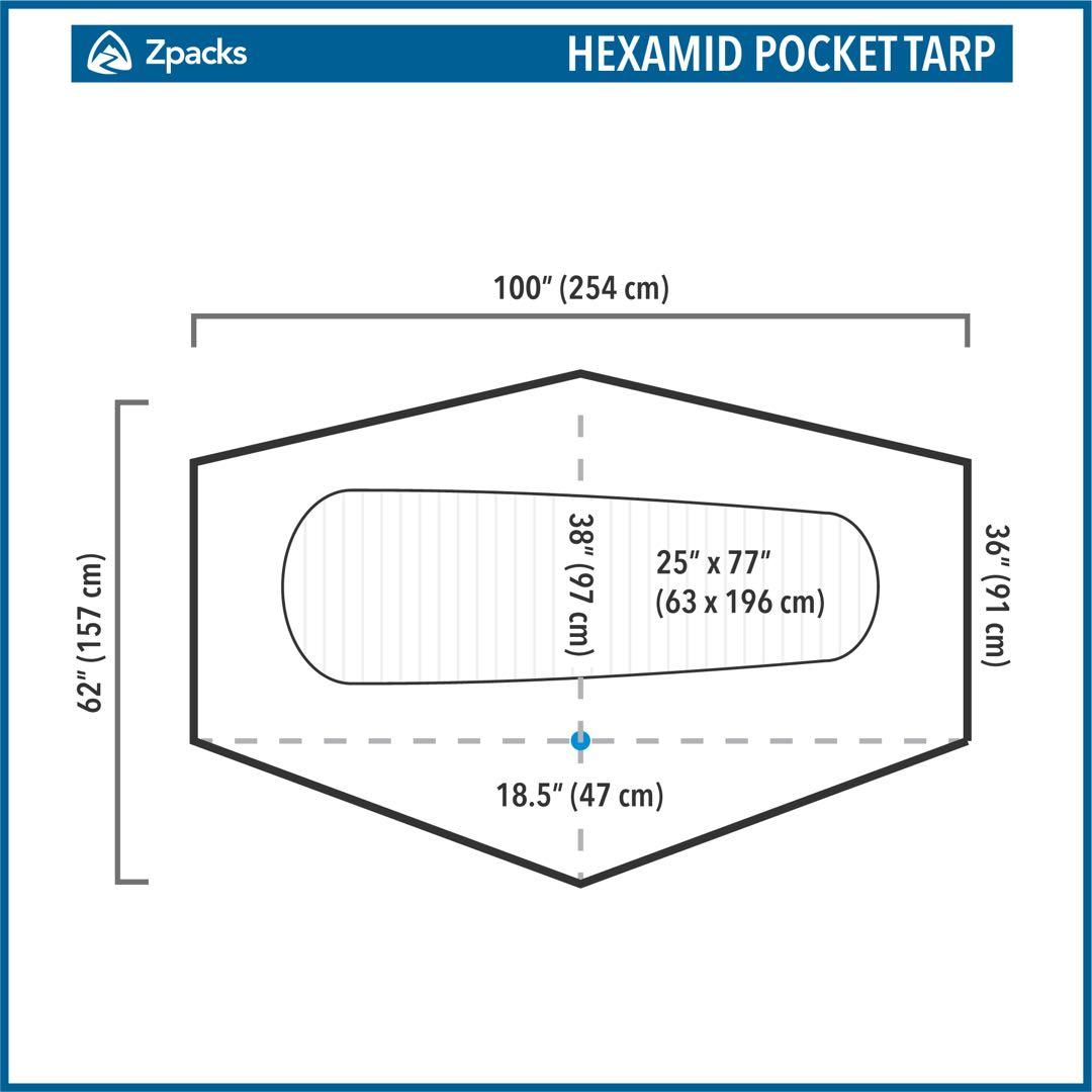 Zpacks Hexamid Pocket Tarp 新品未使用 週末価格