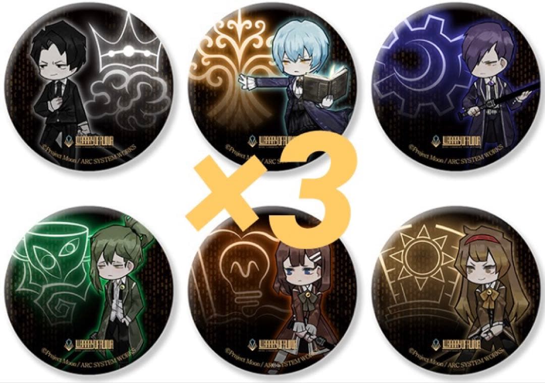 状態⚠️あり　library of ruina　缶バッジ　ライブラリーオブルイナ