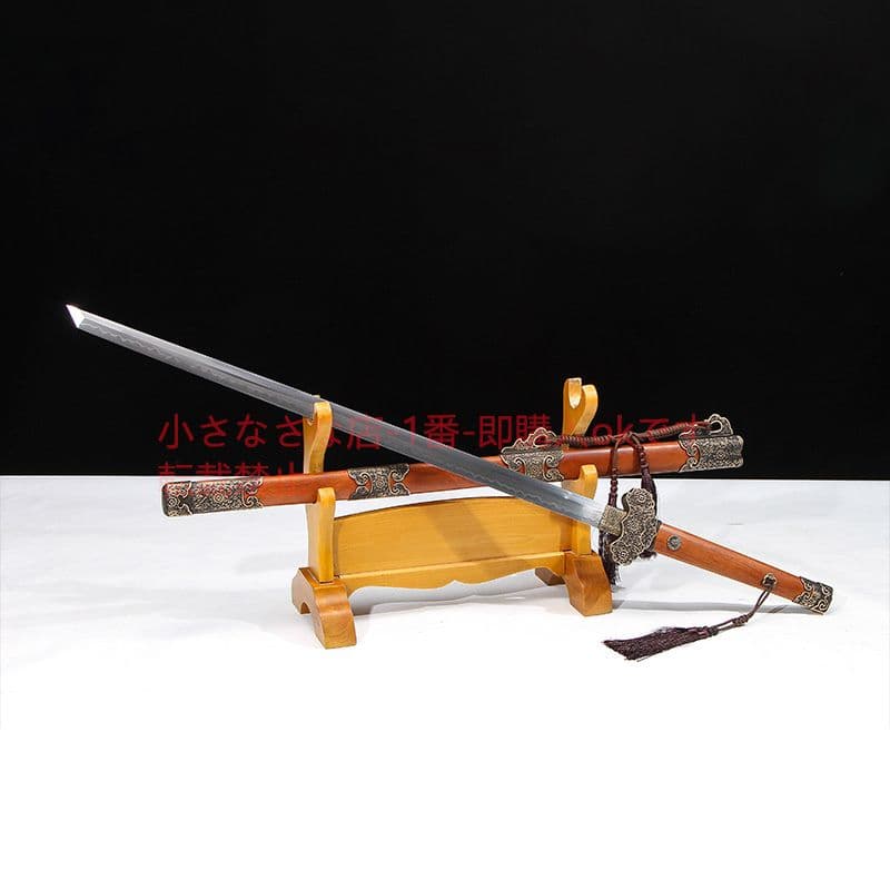 盛世唐横刀銅彫紫荊花 古兵器 武具 刀装具 日本刀 模造刀 居合刀