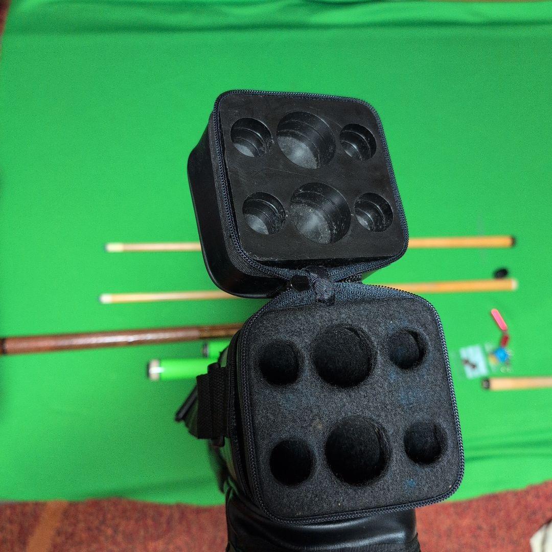 ビリヤードキュー セット ケース付き、おまけ付き