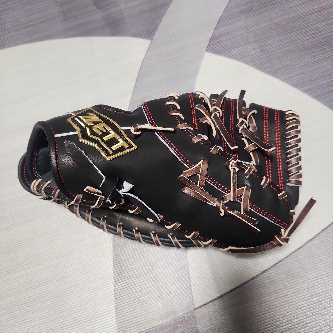 ZETT 硬式野球ファーストグローブ ブラック