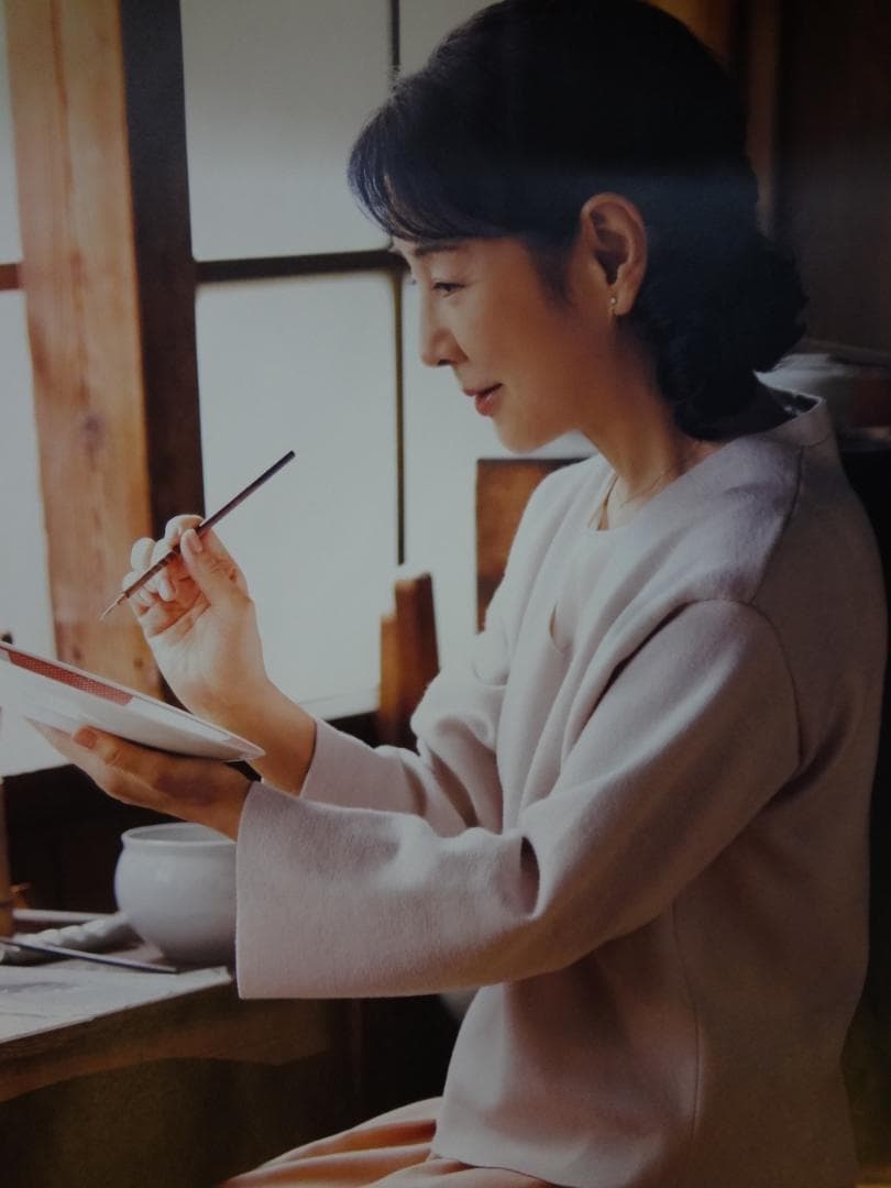 吉永小百合　特大ポスター 九谷絵付編◆大人の休日倶楽部　ＢＯ特大非売品ポスター