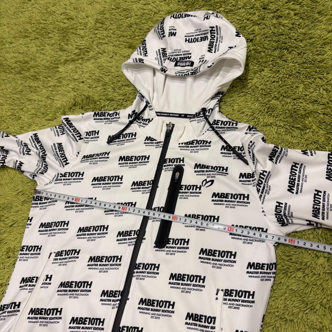 マスターバニーエディション ジップジャケット 総柄 ホワイト サイズ1