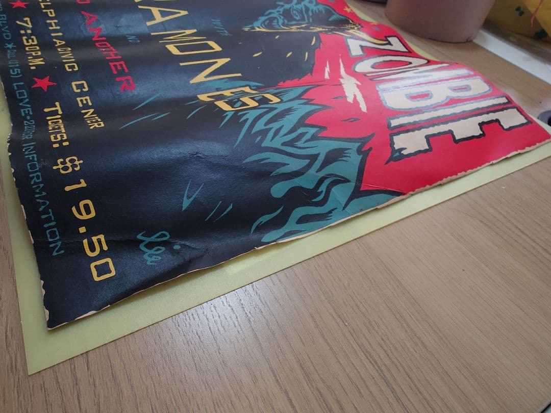 WHITE ZOMBIE & THE RAMONES ポスター