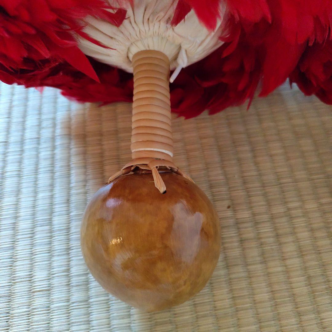 フラダンス用 赤と黄色の楽器　ウリウリ