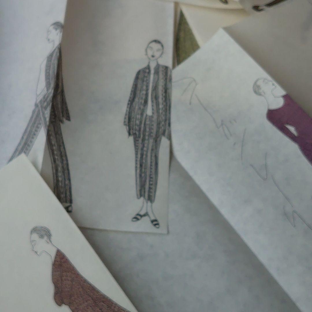 ヨーガンレールのファッションイラストデザイン画　R