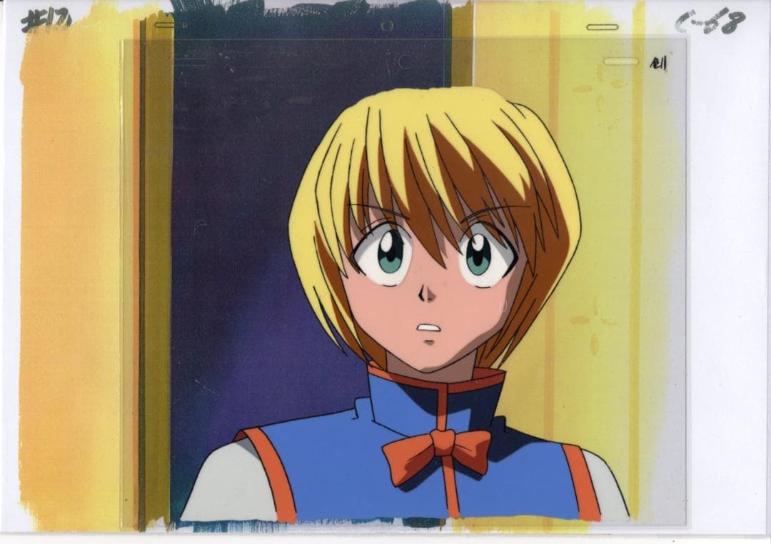 HUNTERxHUNTER　ハンターハンター　保証書付属　クラピカ　セル画