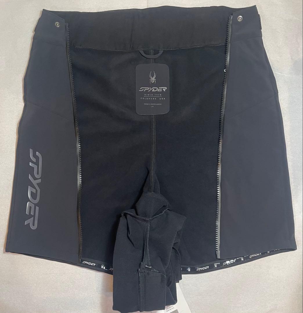 SPYDER ソフトシェルトランクショーツ ブラックメンズ