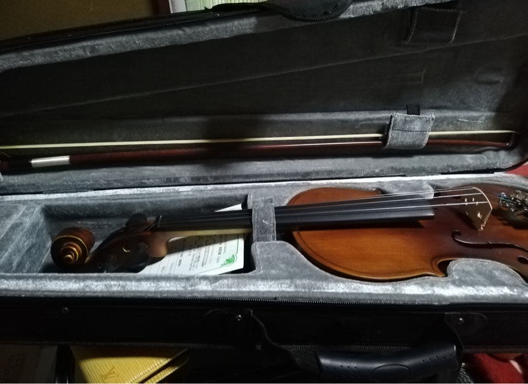 バイオリン本体 ブラウン ハードケース付き