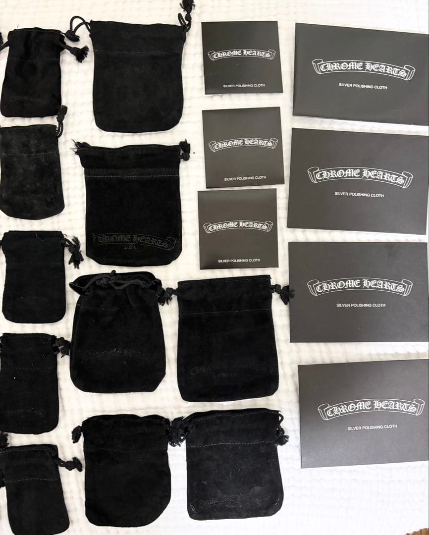 クロムハーツ　革袋31点　ポリッシュ7点