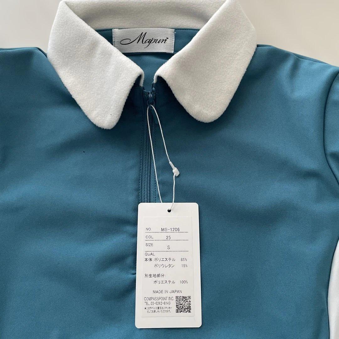 MAPURI GOLF 衿マイクロフリースバックロゴZIPポロ TRQ S
