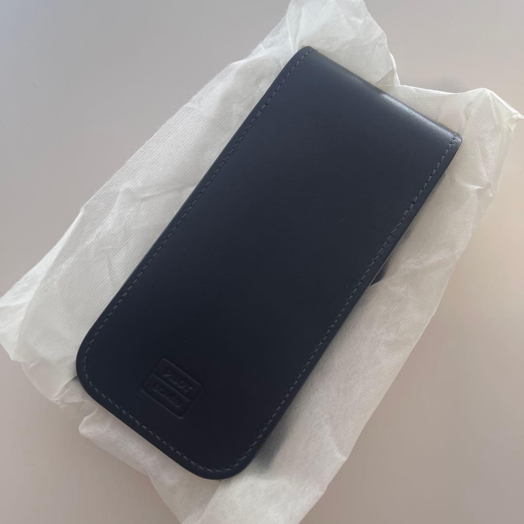 PILOT SOMES 黒 レザー 筆箱