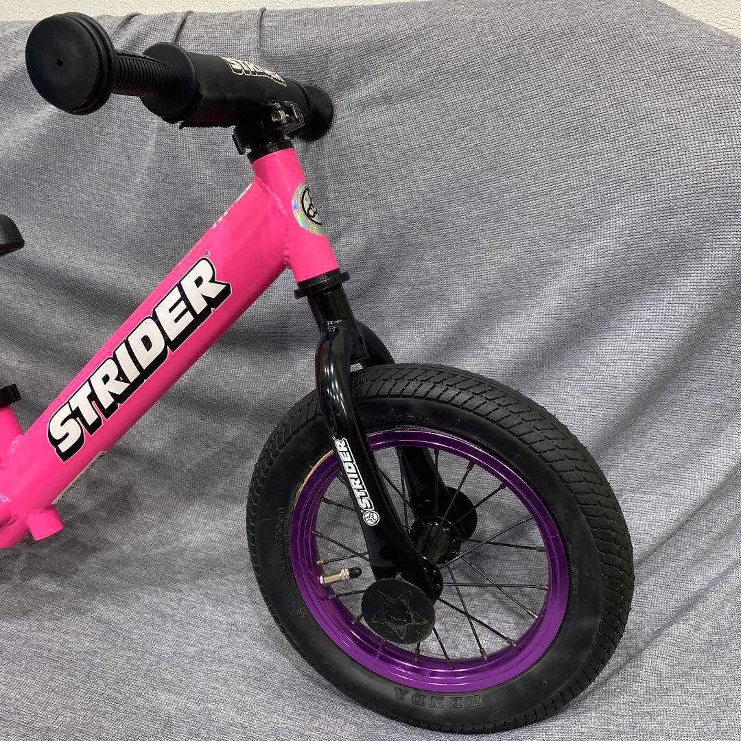 STRIDER ストライダー スポーツ12 ピンク　タイヤカスタム　KENDA