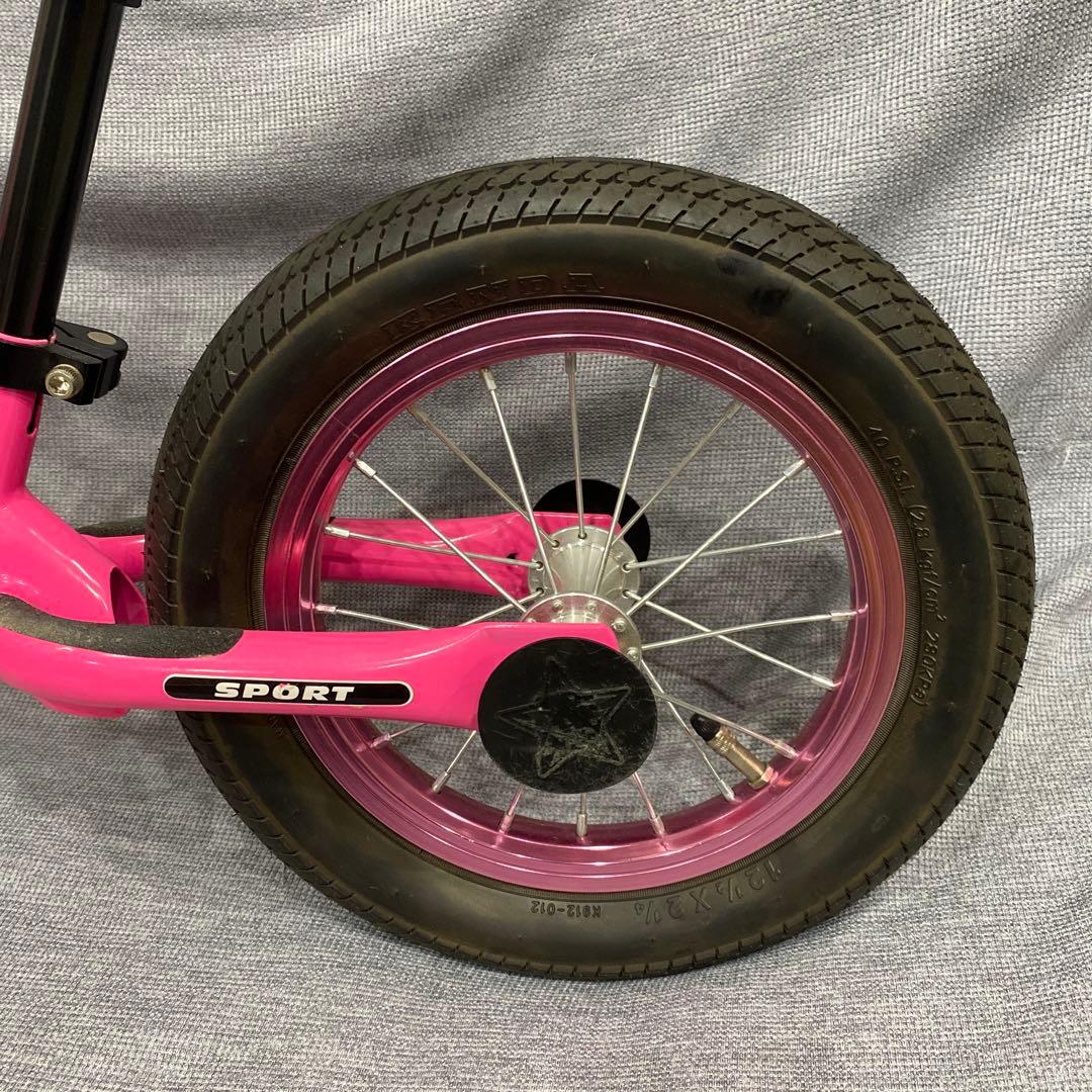 STRIDER ストライダー スポーツ12 ピンク　タイヤカスタム　KENDA