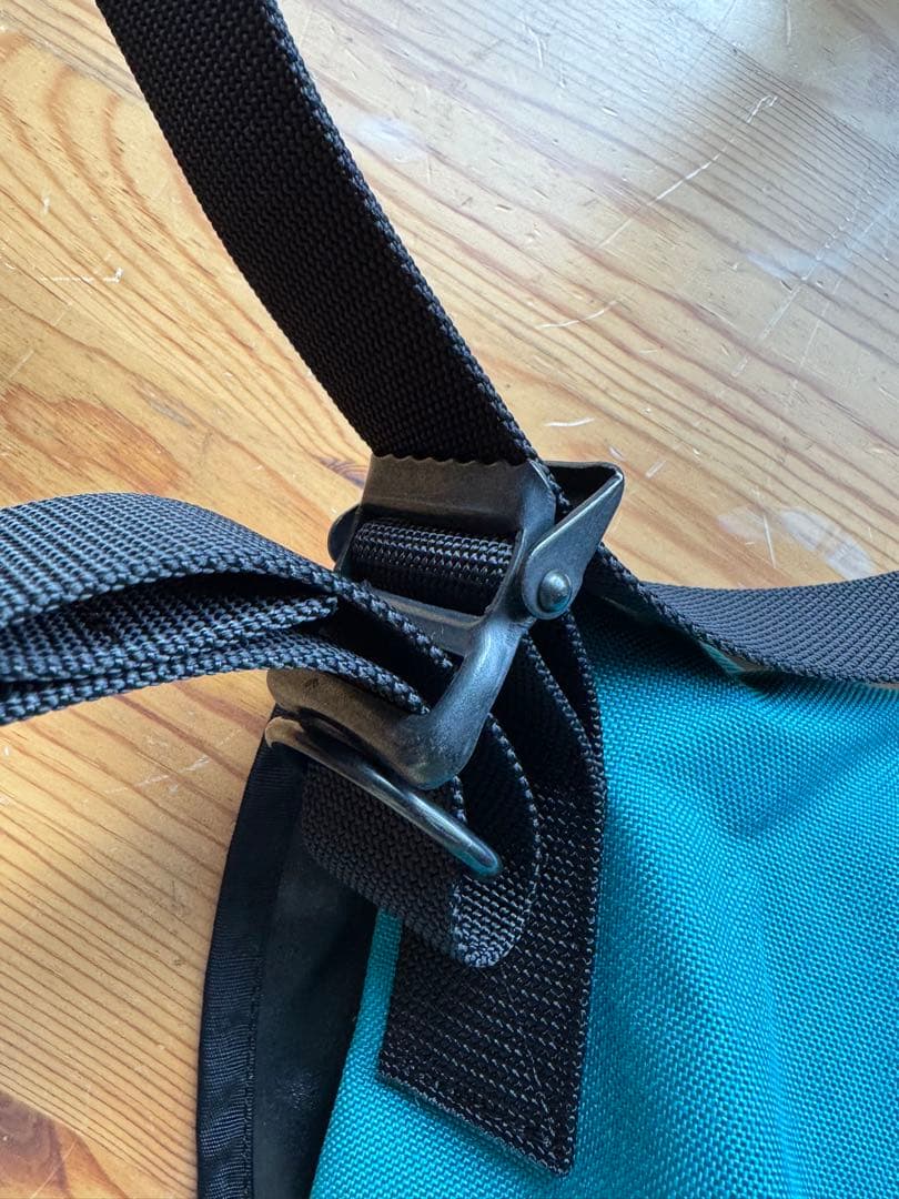 ブルーラグ　メッセンジャーバッグ　ハーフ　ターコイズ+リフレクター