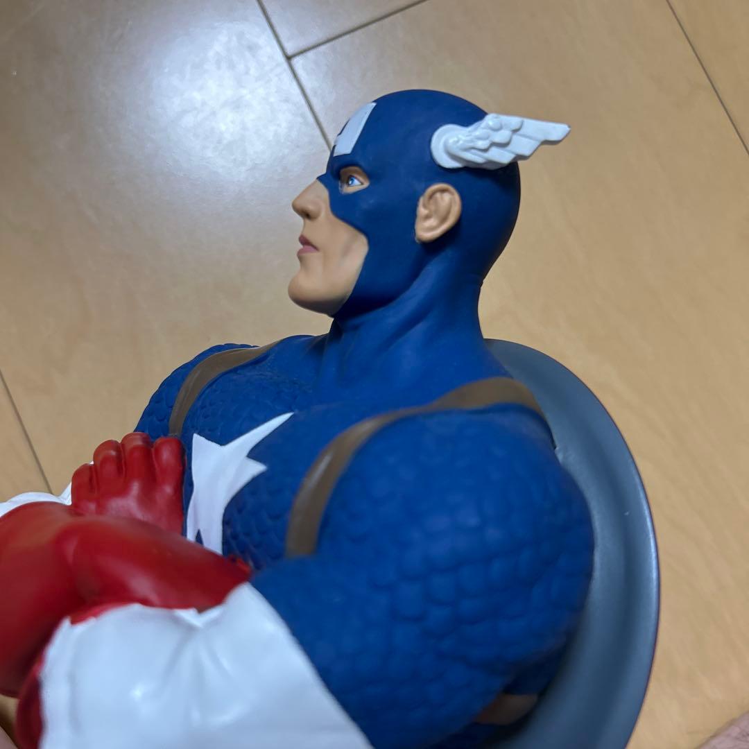 【即購入ok!!】MARVEL キャプテンアメリカ フィギュア 貯金箱