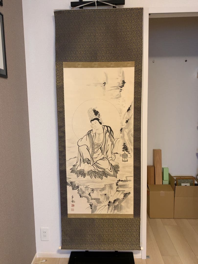 【希少】岡田茂吉　世界救世教　掛軸　工芸品