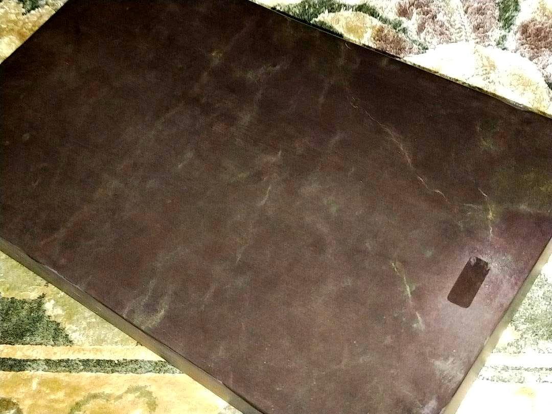 ♥中国　端渓硯　硯　3.9kg　木製ケース付き　端渓　骨董品