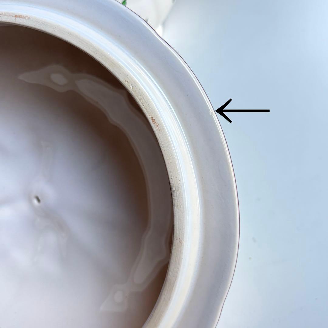 フランス アンティーク リュネヴィル K&G スーピエール 蓋付ボウル 花柄