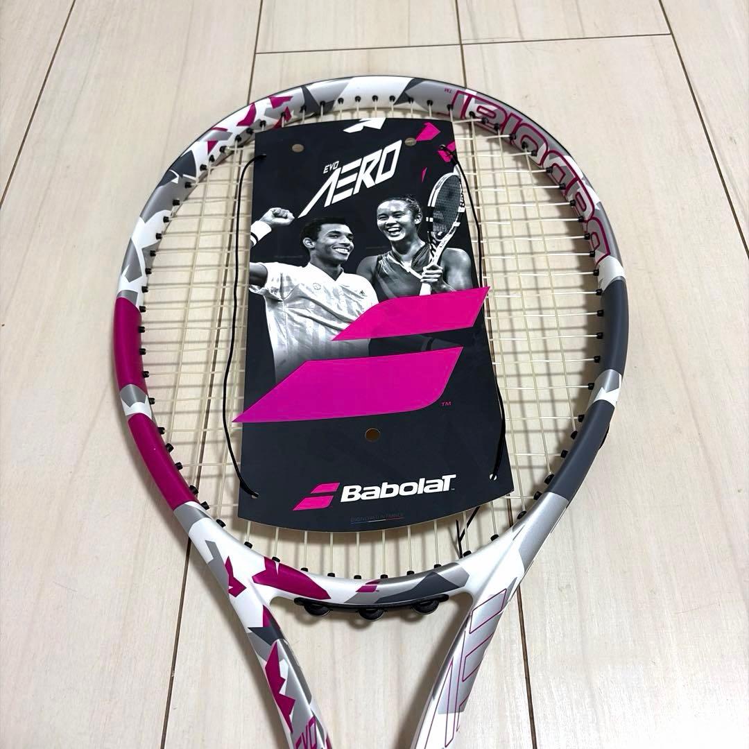 Babolat Evo Aero エボアエロピンクテニスラケット 新品