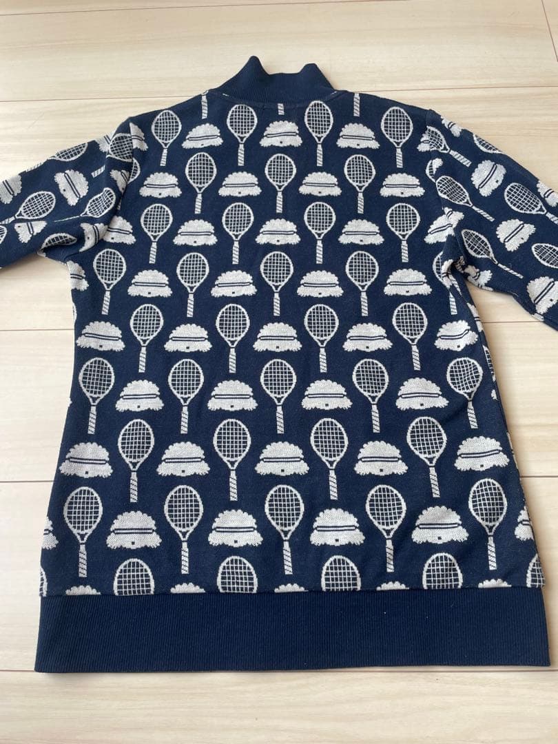 FILA テニスジャケット スコート　トイプードル柄　ネイビー　上下Mサイズ