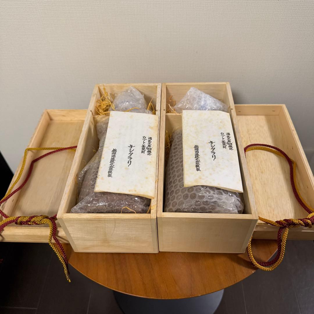 本格焼酎 チンタラリ　木箱入り／未開封／古酒（25年前後前）430㎖　2箱