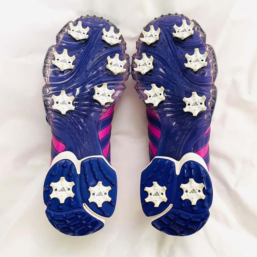 【早い者勝ち】ADIDAS GOLF ゴルフスパイクシューズ 25.0cm 本革