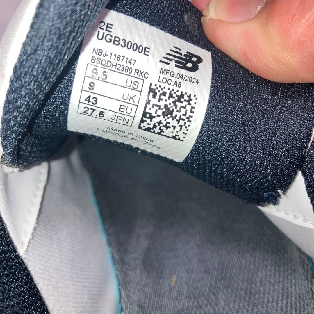 超美品 ニューバランス ゴルフシューズ BOA UGB3000 2E 27.5