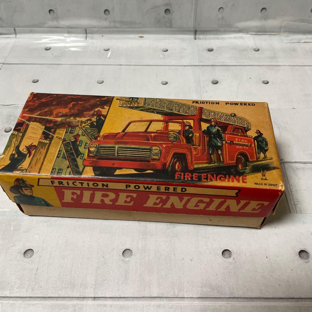Friction Powered Fire Engineウサギヤブリキフリクショ