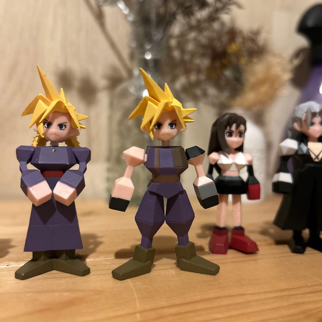 FF7 ポリゴンフィギュア 5体セット