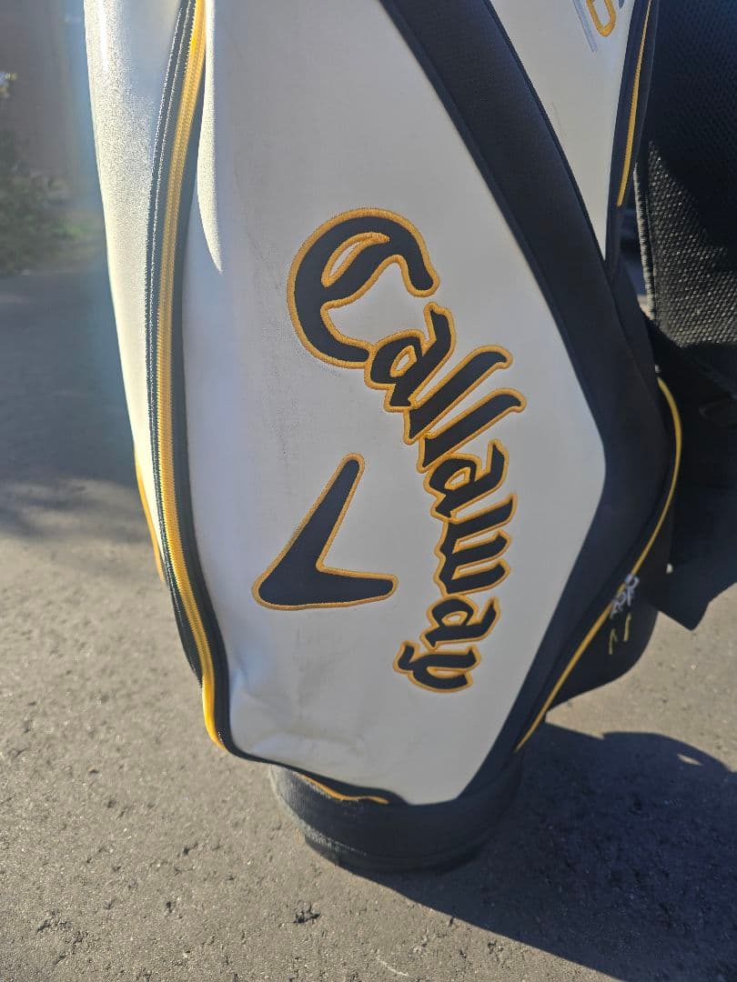 Callaway キャディバッグ ホワイト/イエロー