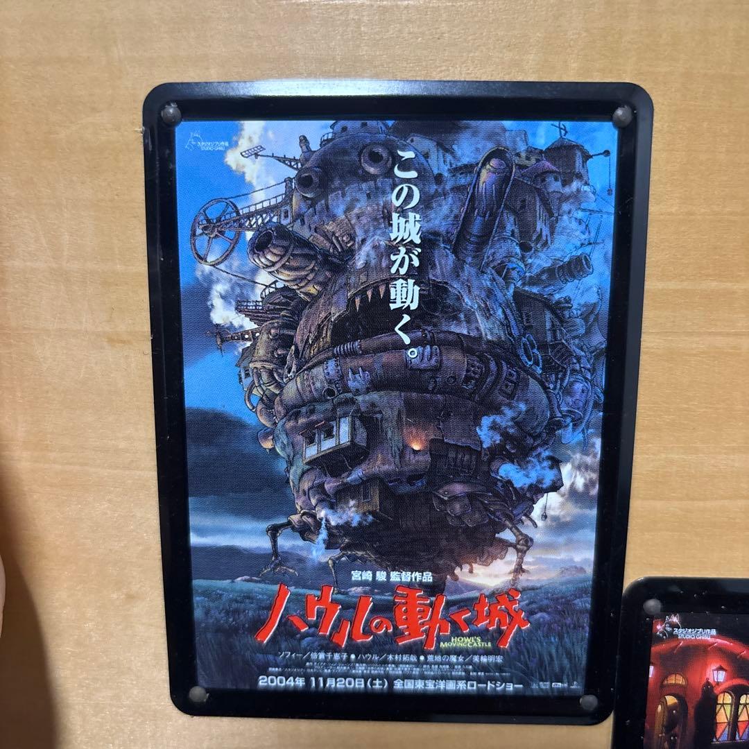 【廃盤・6枚セット】ジブリ ミニブリキ看板 壁掛けアート 桂　ハウル/トトロ 他