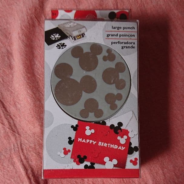【新品未使用】Mickey Mouse 90周年 限定 クラフトパンチ 3セット