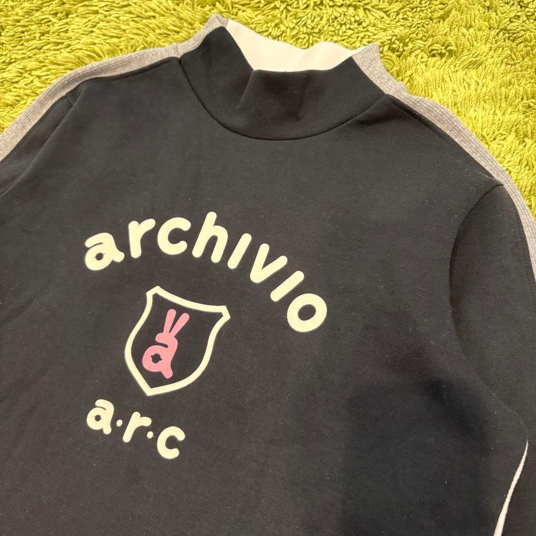 アルチビオ archivio 長袖モックネック トレーナー ブラック 40（L）