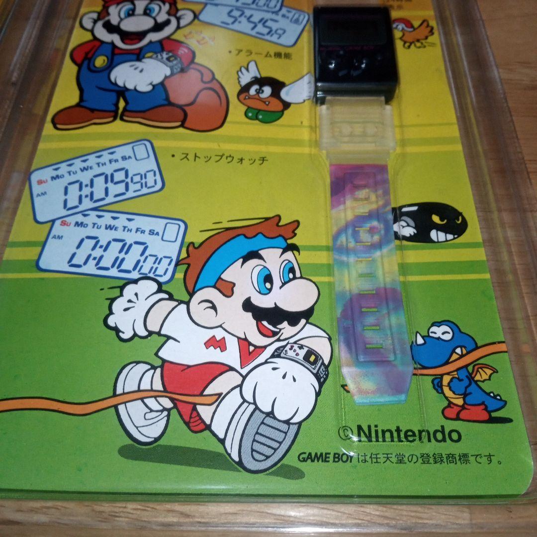 スーパーマリオ　 GAMEBOY　腕時計４本セット　未開封　当時物　任天堂
