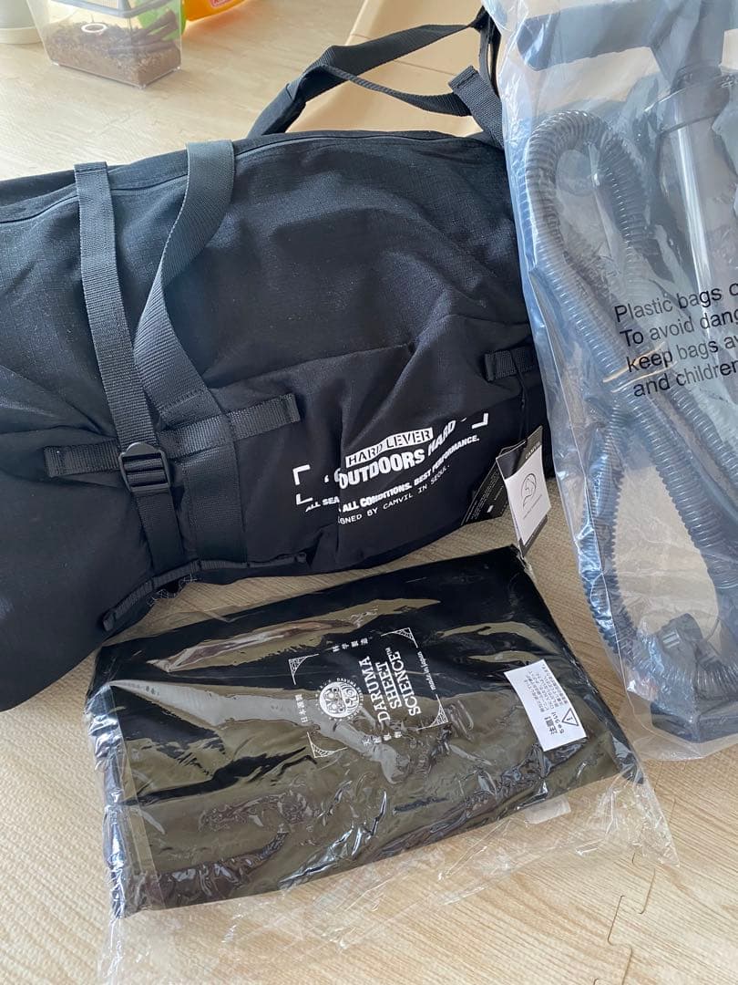 【新品未使用】CAMVIL crab 4Pエアーテント TC ➕グランドシート