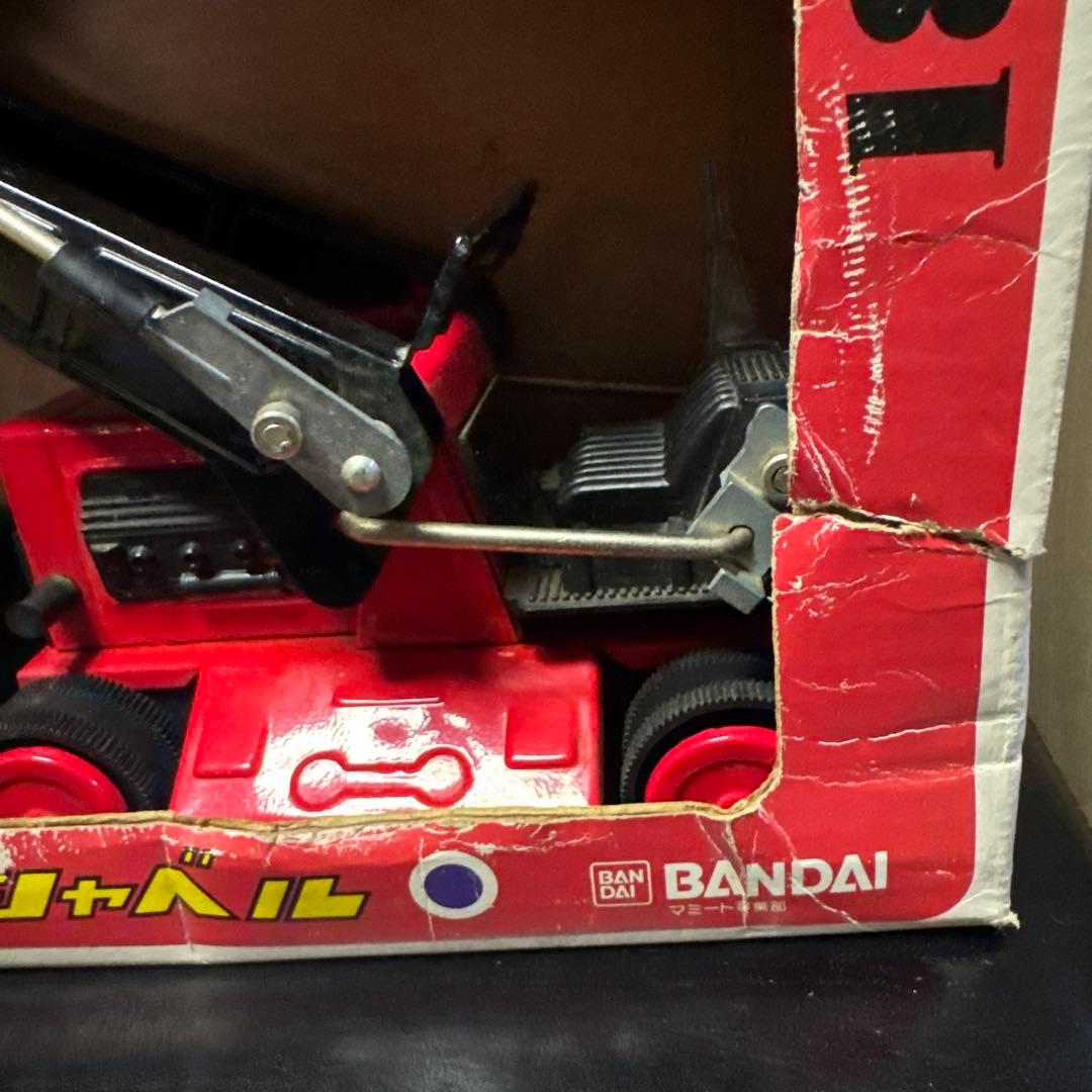tonka BANDAI パワーシャベル　ブリキ 外箱付き　新品未使用　年代物