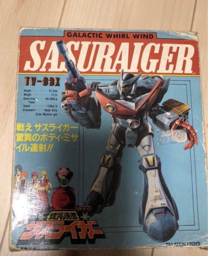 銀河疾風サスライガー タカトクトイス 当時物 超合金