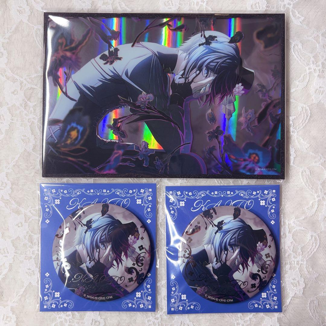 プロセカ KAITO はぴこれ アクリル色紙 缶バッジ ザムザ