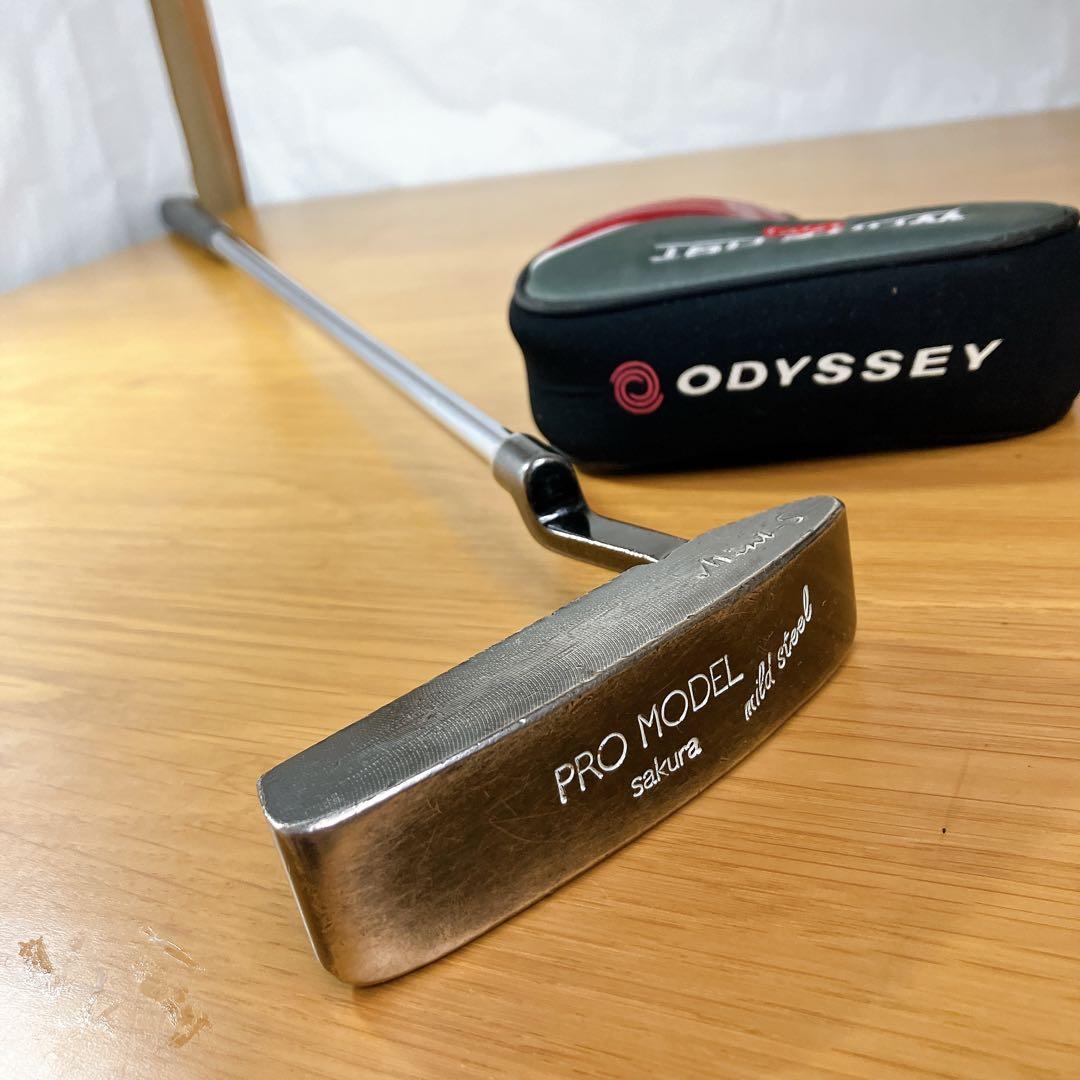 【希少】sakura PRO MODEL ミルド鋼 パター 35インチインチ