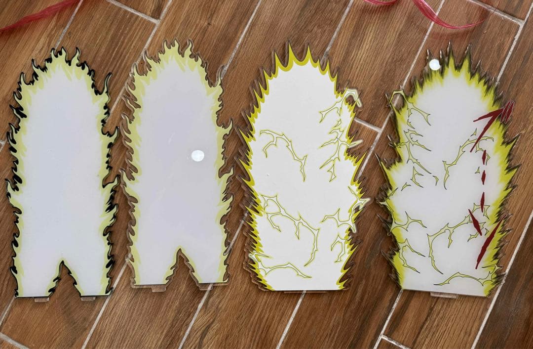 ドラゴンボール孫悟空 フィギュア4体セット 台座付き