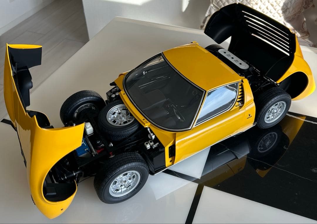 貴重品❗️1/8 ランボルギーニ ミウラ イエローコレクションとしても高い価値