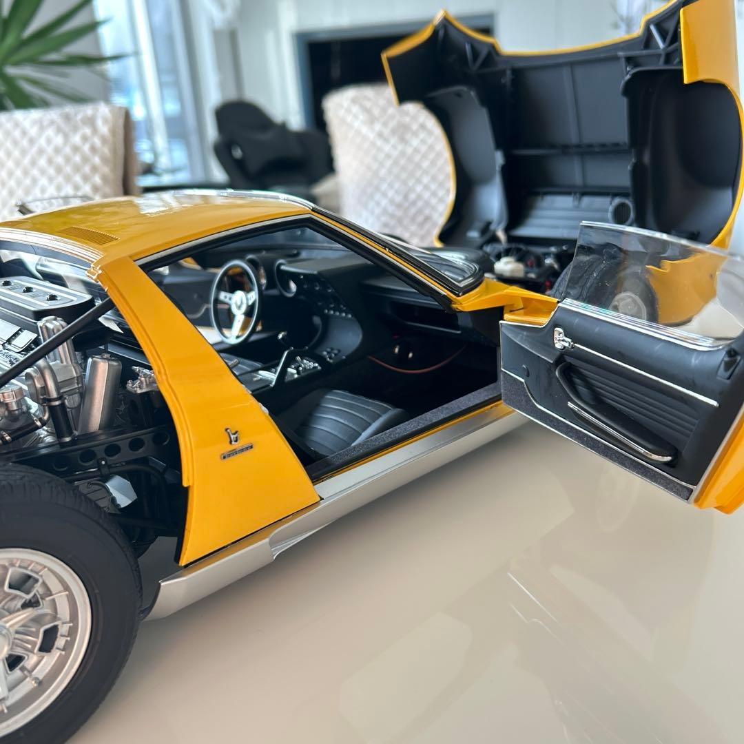 貴重品❗️1/8 ランボルギーニ ミウラ イエローコレクションとしても高い価値