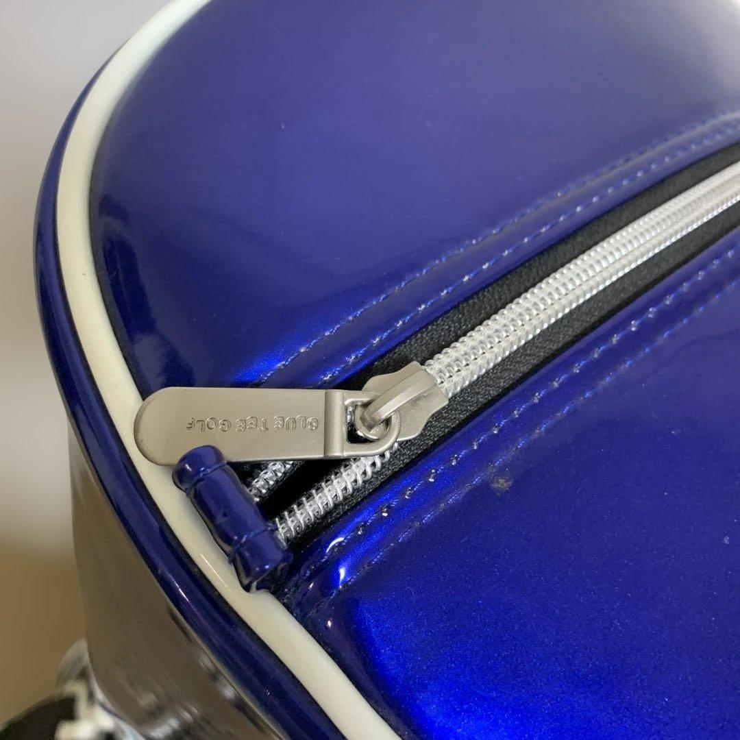 ブルーティーゴルフ キャディバッグ ネイビー エナメル 美品