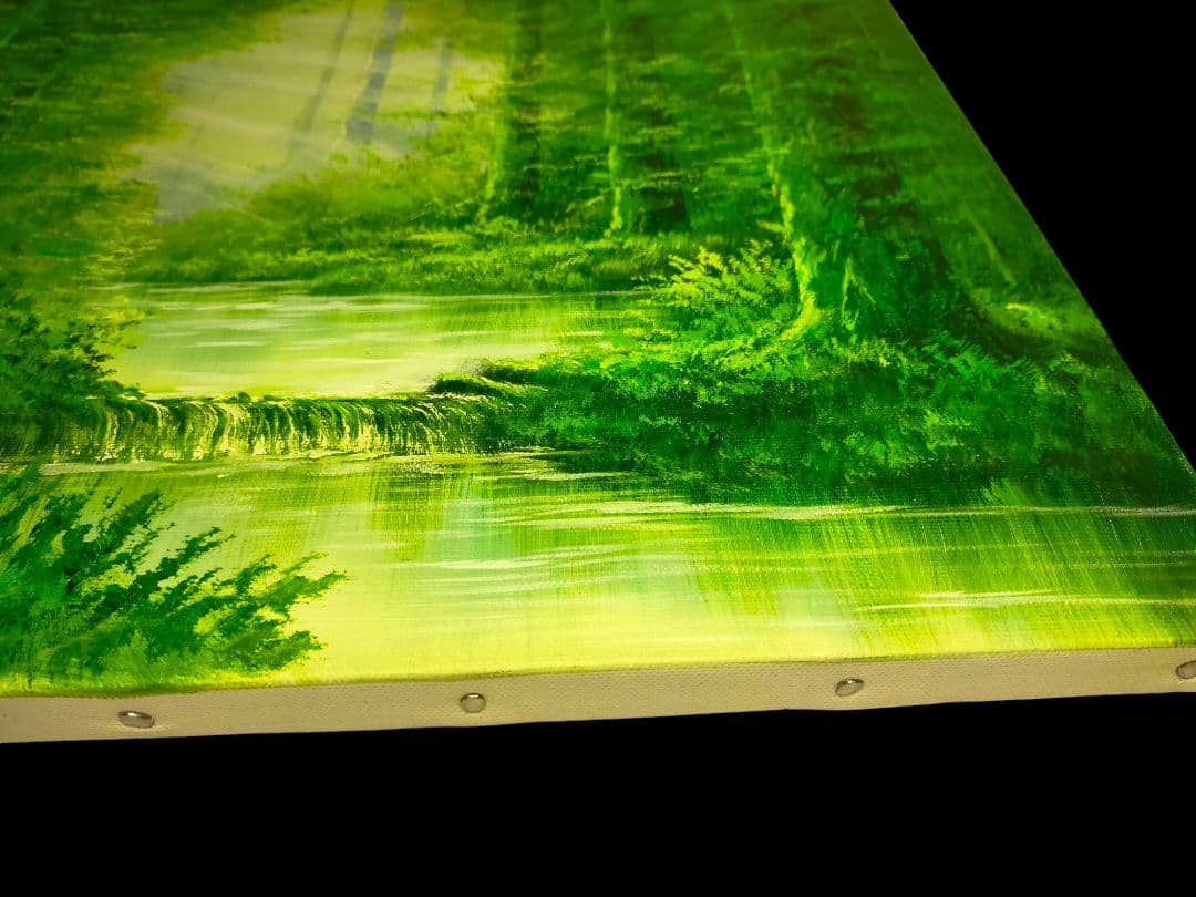 【真作】絵画　戸田彰　油彩6号　陽光　應美会会員　精密描写