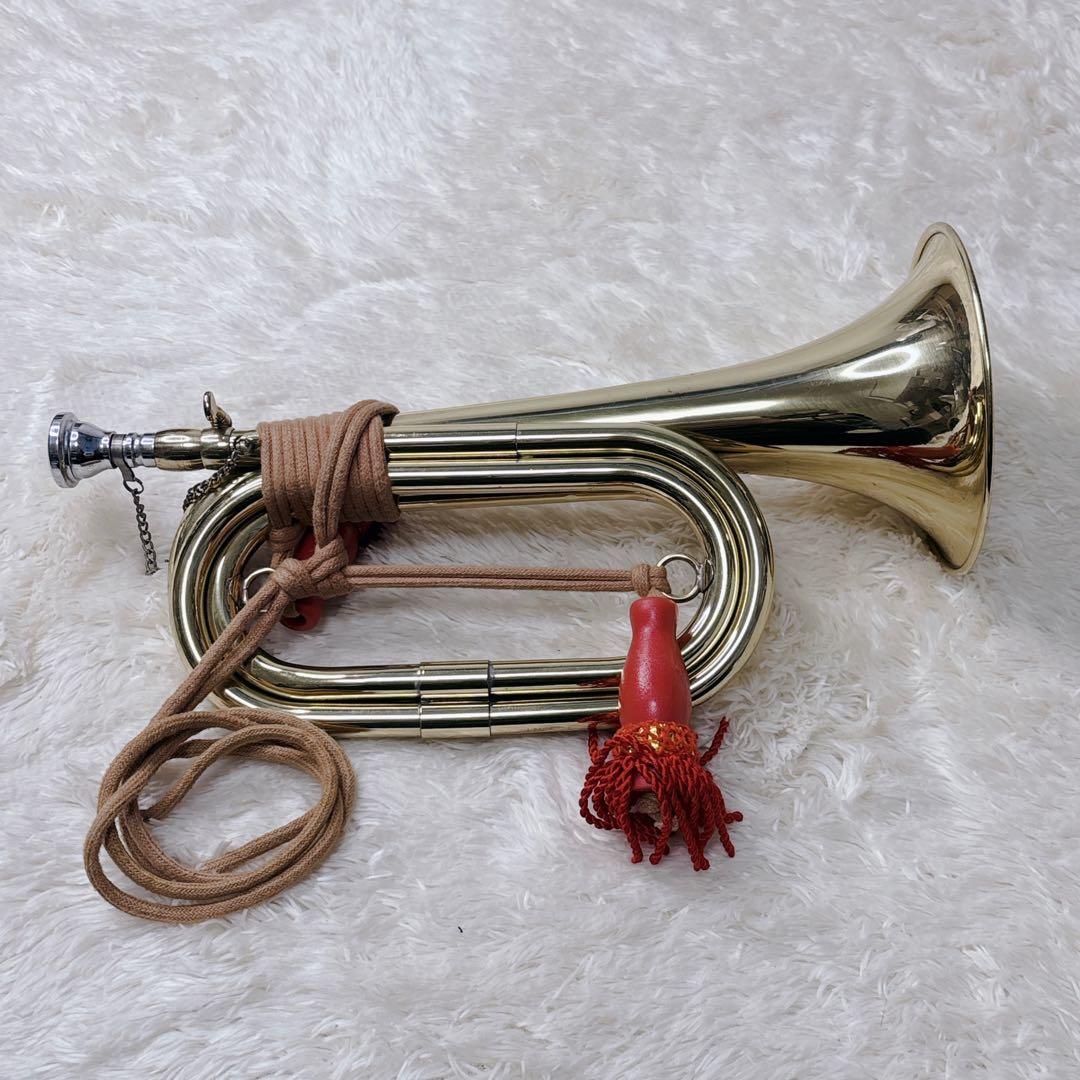 信号ラッパ 浜松まつり 自衛隊 消防隊 お祭り 昭和レトロ 進軍ラッパ