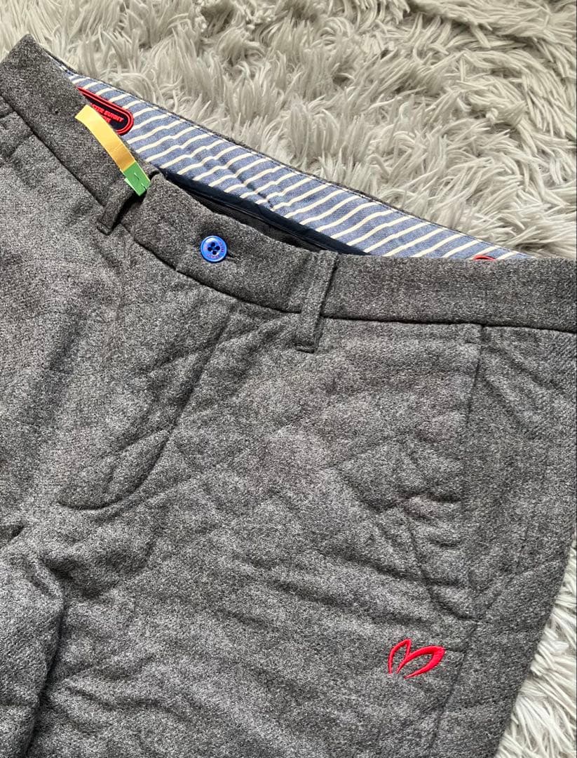 ★ PEARLY GATES マスターバニー ウールキルティングパンツ　4 ★