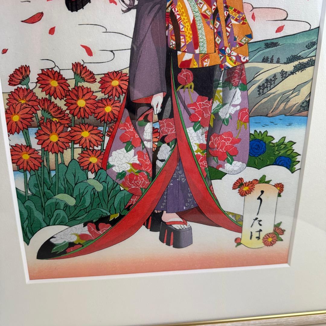 浮世絵木版画 冴えない彼女の育てかた 浮世絵木版画 当代美人彼女揃 霞ヶ丘詩羽